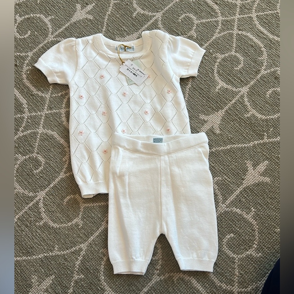 NWT Feltman Brothers Knit Short Set 3T